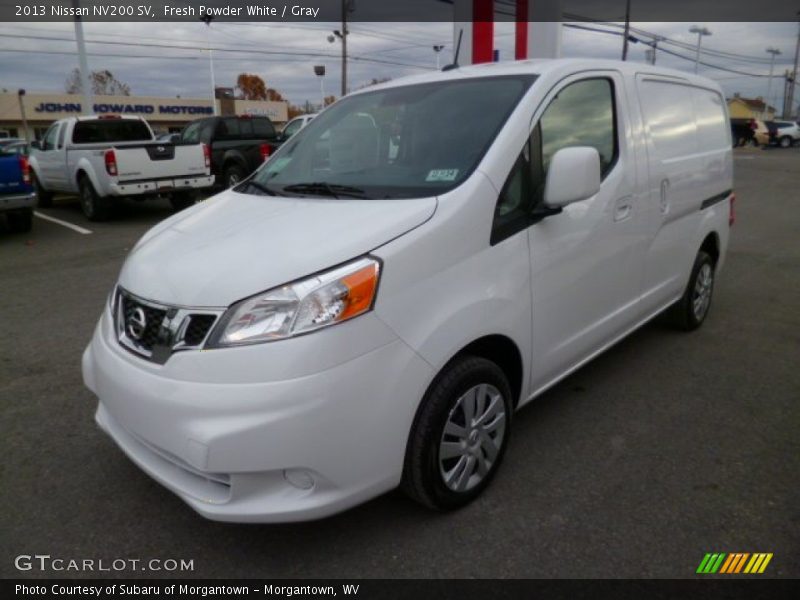 Fresh Powder White / Gray 2013 Nissan NV200 SV