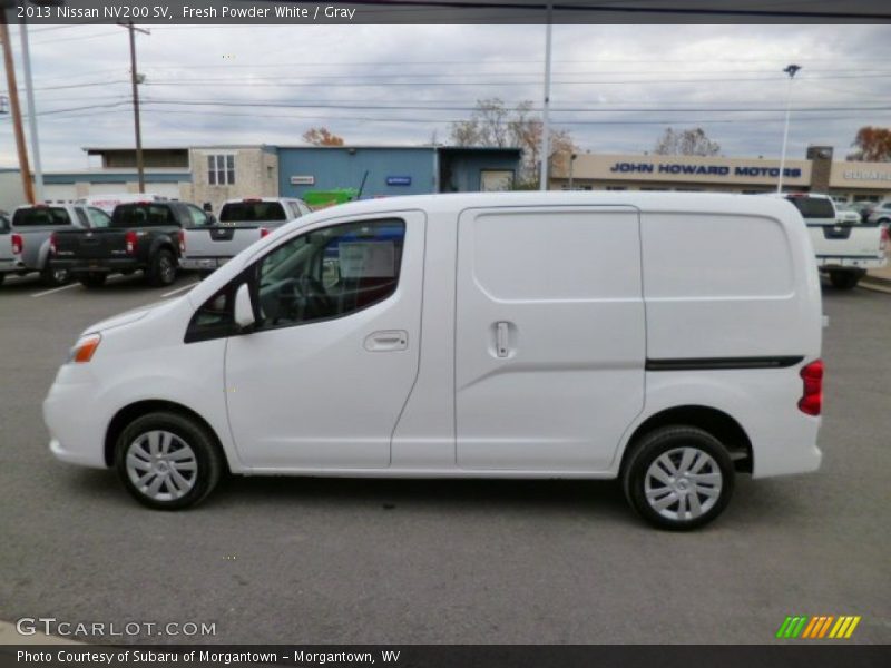 Fresh Powder White / Gray 2013 Nissan NV200 SV
