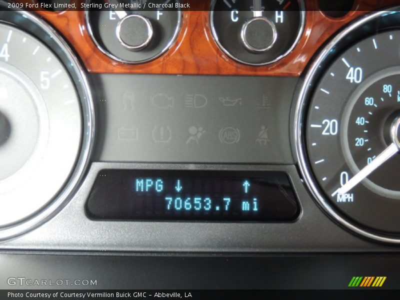 Sterling Grey Metallic / Charcoal Black 2009 Ford Flex Limited