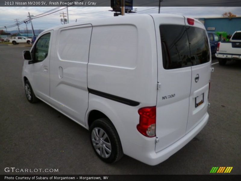 Fresh Powder White / Gray 2013 Nissan NV200 SV