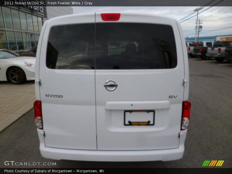 Fresh Powder White / Gray 2013 Nissan NV200 SV