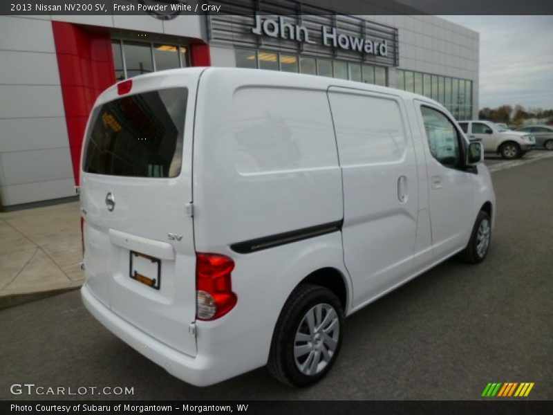 Fresh Powder White / Gray 2013 Nissan NV200 SV