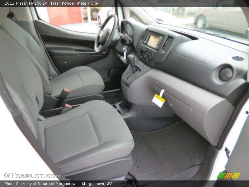 Fresh Powder White / Gray 2013 Nissan NV200 SV