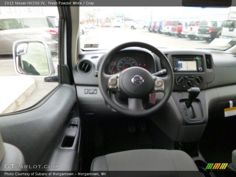 Fresh Powder White / Gray 2013 Nissan NV200 SV