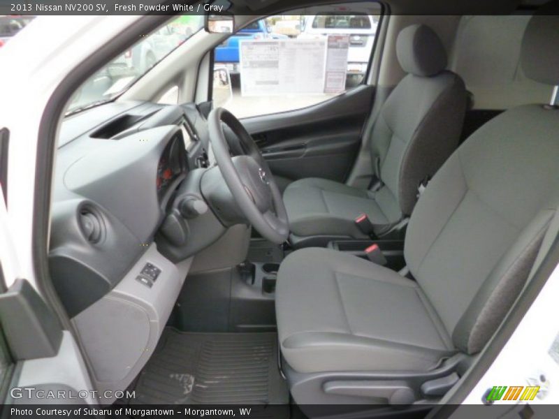Fresh Powder White / Gray 2013 Nissan NV200 SV