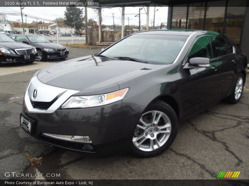 Polished Metal Metallic / Ebony 2010 Acura TL 3.5