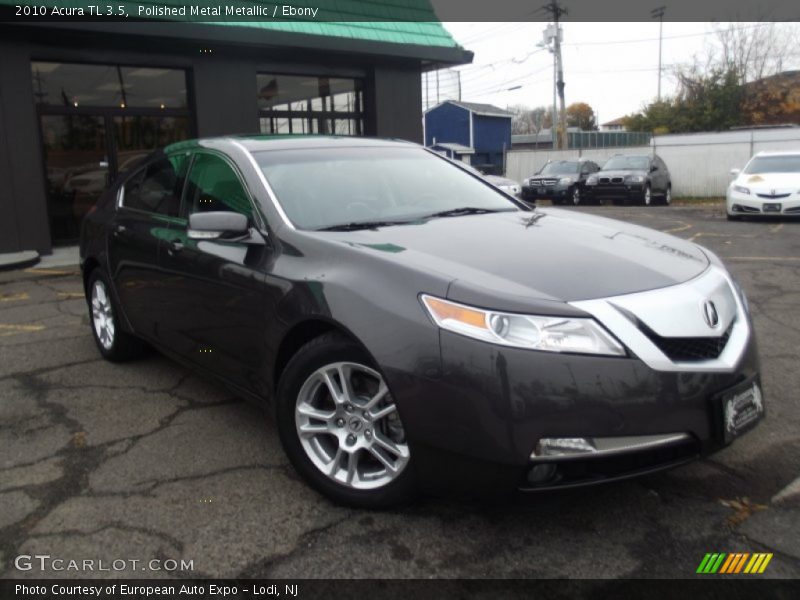 Polished Metal Metallic / Ebony 2010 Acura TL 3.5