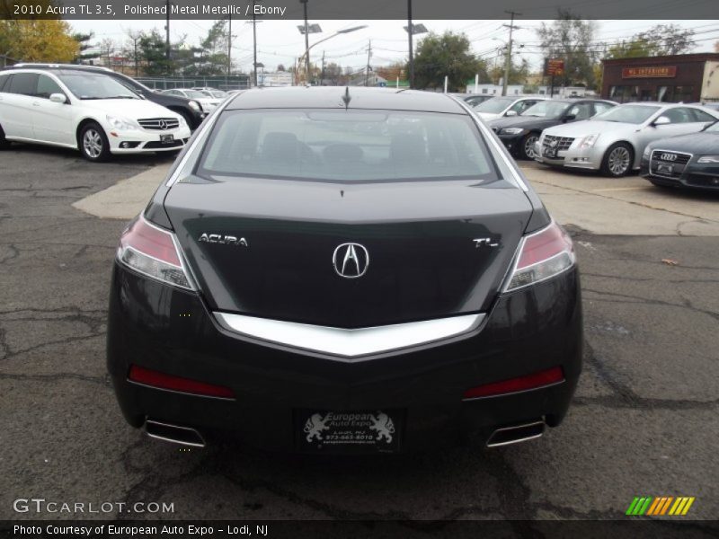 Polished Metal Metallic / Ebony 2010 Acura TL 3.5