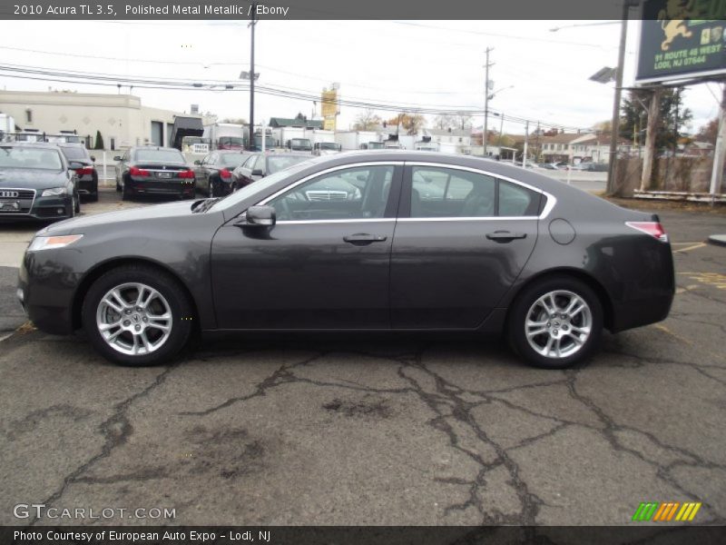 Polished Metal Metallic / Ebony 2010 Acura TL 3.5