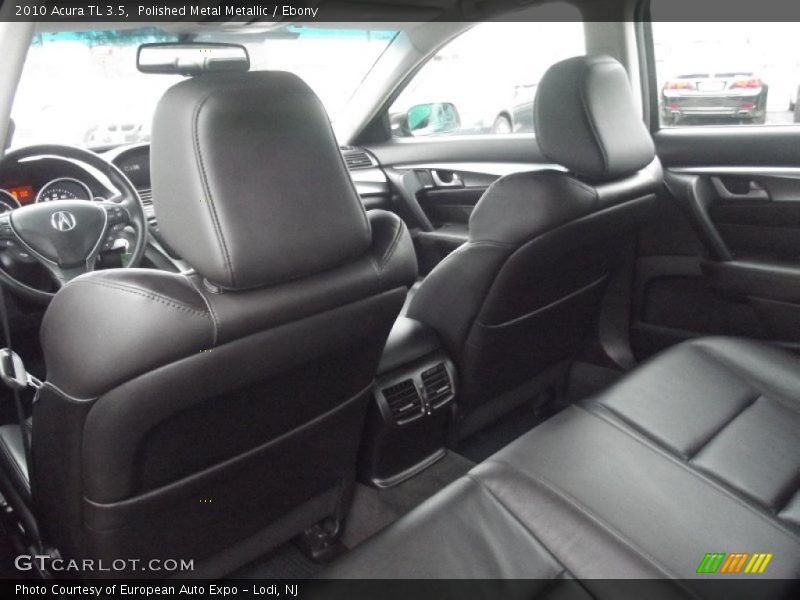 Polished Metal Metallic / Ebony 2010 Acura TL 3.5