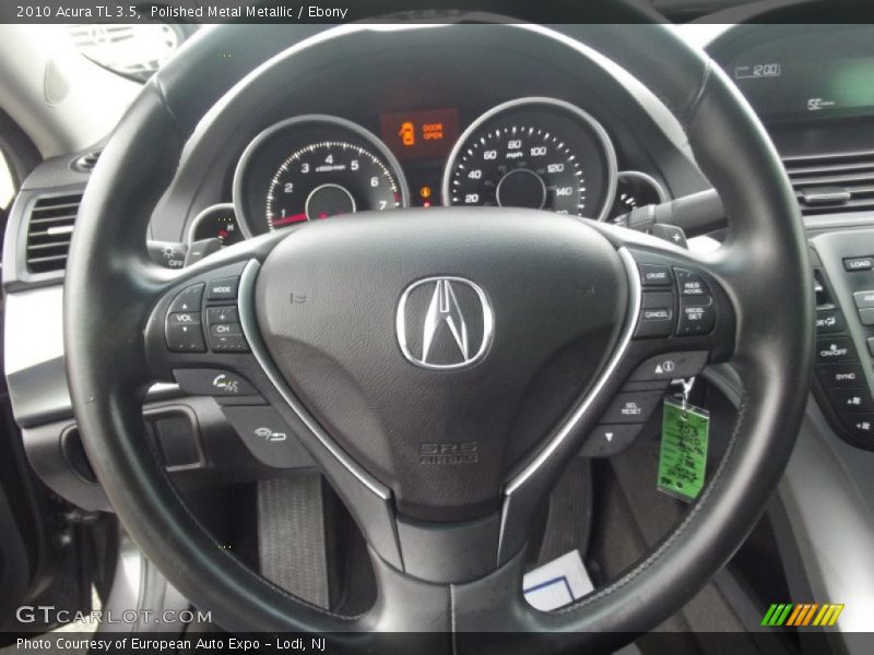 Polished Metal Metallic / Ebony 2010 Acura TL 3.5