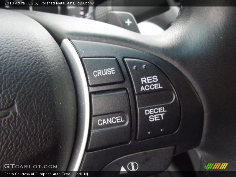 Polished Metal Metallic / Ebony 2010 Acura TL 3.5