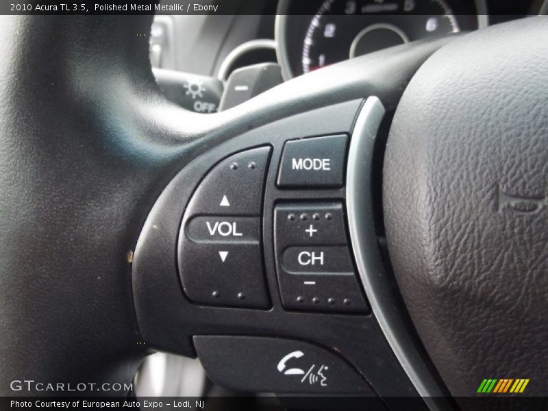 Polished Metal Metallic / Ebony 2010 Acura TL 3.5
