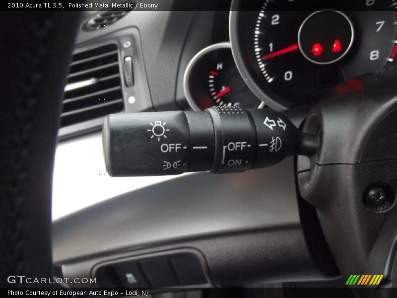 Polished Metal Metallic / Ebony 2010 Acura TL 3.5