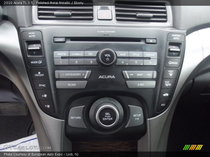 Polished Metal Metallic / Ebony 2010 Acura TL 3.5