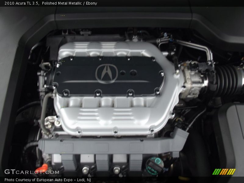 Polished Metal Metallic / Ebony 2010 Acura TL 3.5