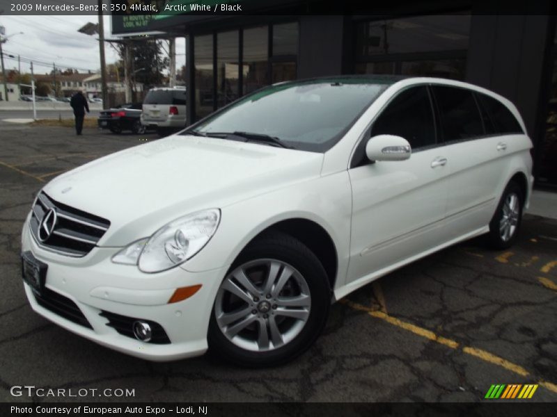 Arctic White / Black 2009 Mercedes-Benz R 350 4Matic