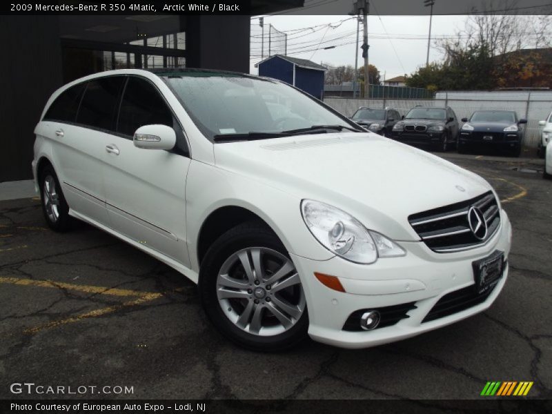 Arctic White / Black 2009 Mercedes-Benz R 350 4Matic