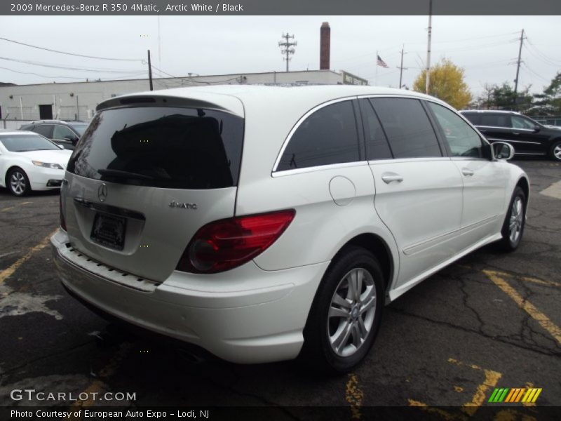 Arctic White / Black 2009 Mercedes-Benz R 350 4Matic