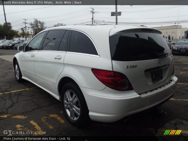 Arctic White / Black 2009 Mercedes-Benz R 350 4Matic