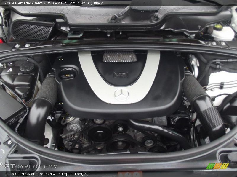 Arctic White / Black 2009 Mercedes-Benz R 350 4Matic