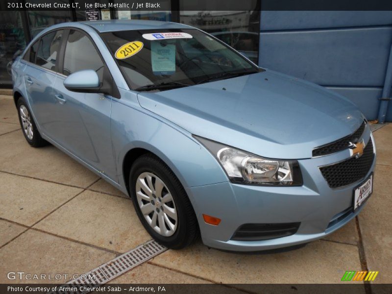Ice Blue Metallic / Jet Black 2011 Chevrolet Cruze LT