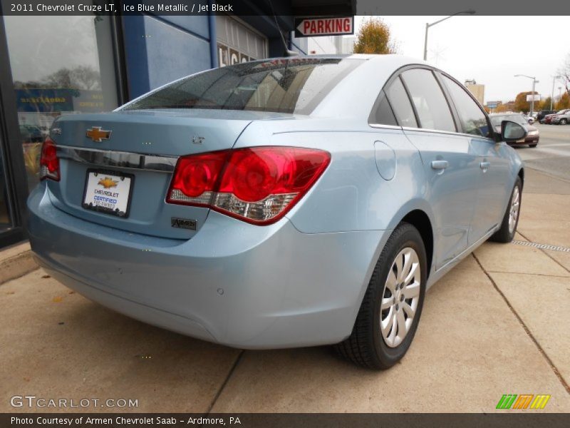 Ice Blue Metallic / Jet Black 2011 Chevrolet Cruze LT