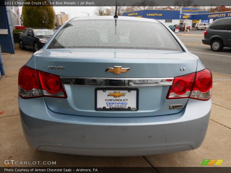 Ice Blue Metallic / Jet Black 2011 Chevrolet Cruze LT