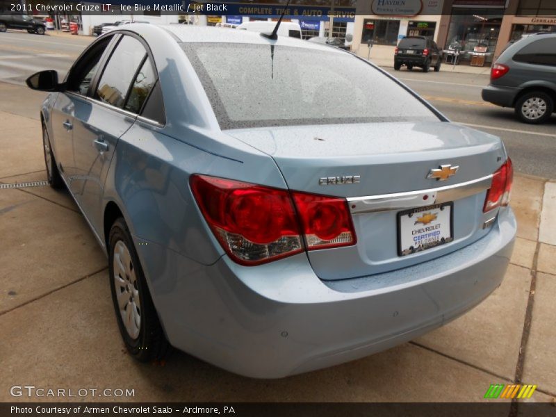 Ice Blue Metallic / Jet Black 2011 Chevrolet Cruze LT