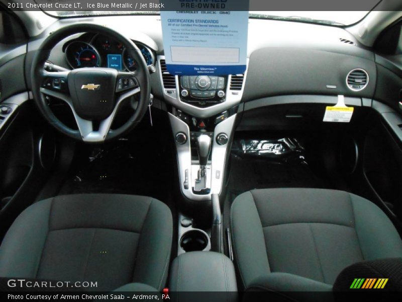 Ice Blue Metallic / Jet Black 2011 Chevrolet Cruze LT