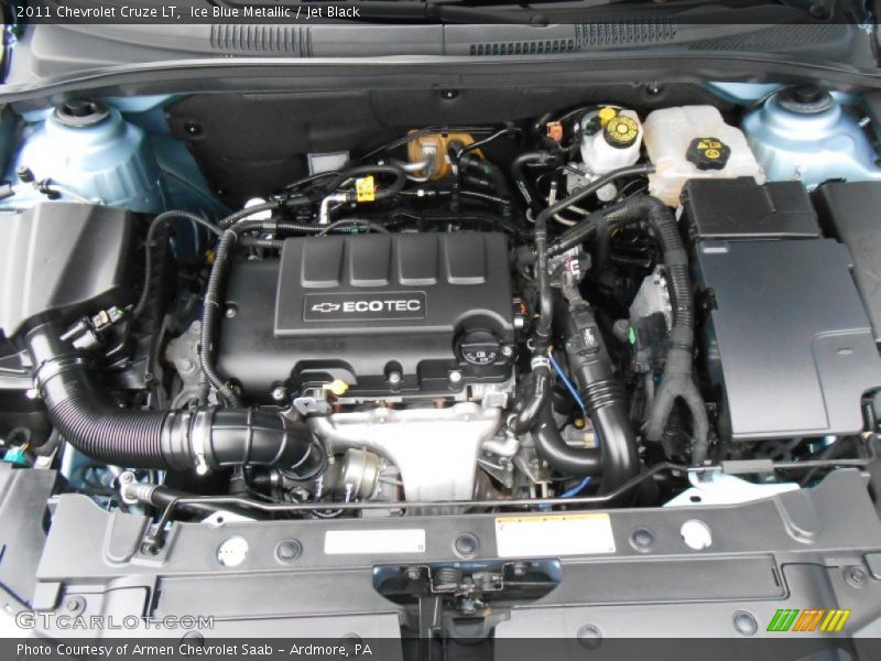 Ice Blue Metallic / Jet Black 2011 Chevrolet Cruze LT