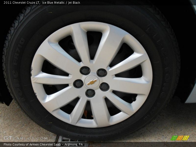 Ice Blue Metallic / Jet Black 2011 Chevrolet Cruze LT