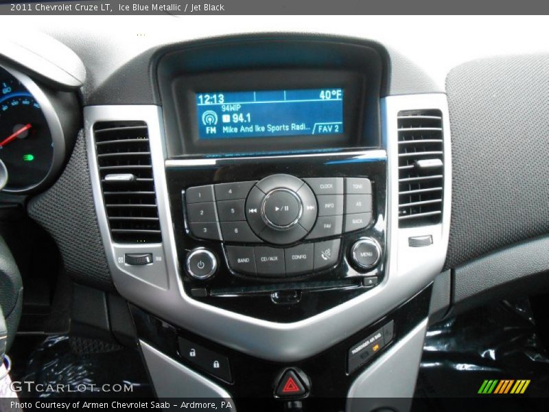 Ice Blue Metallic / Jet Black 2011 Chevrolet Cruze LT