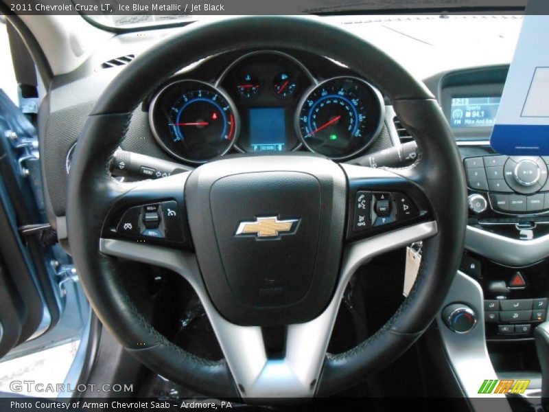 Ice Blue Metallic / Jet Black 2011 Chevrolet Cruze LT