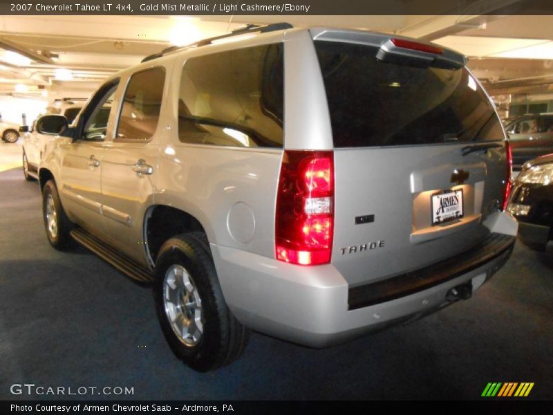 Gold Mist Metallic / Light Cashmere/Ebony 2007 Chevrolet Tahoe LT 4x4