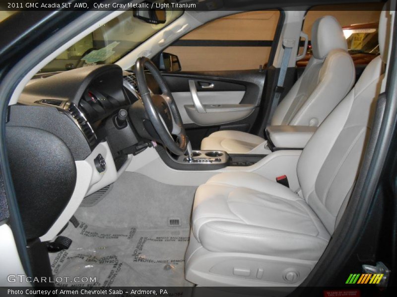 Cyber Gray Metallic / Light Titanium 2011 GMC Acadia SLT AWD