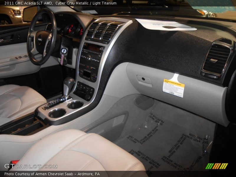 Cyber Gray Metallic / Light Titanium 2011 GMC Acadia SLT AWD