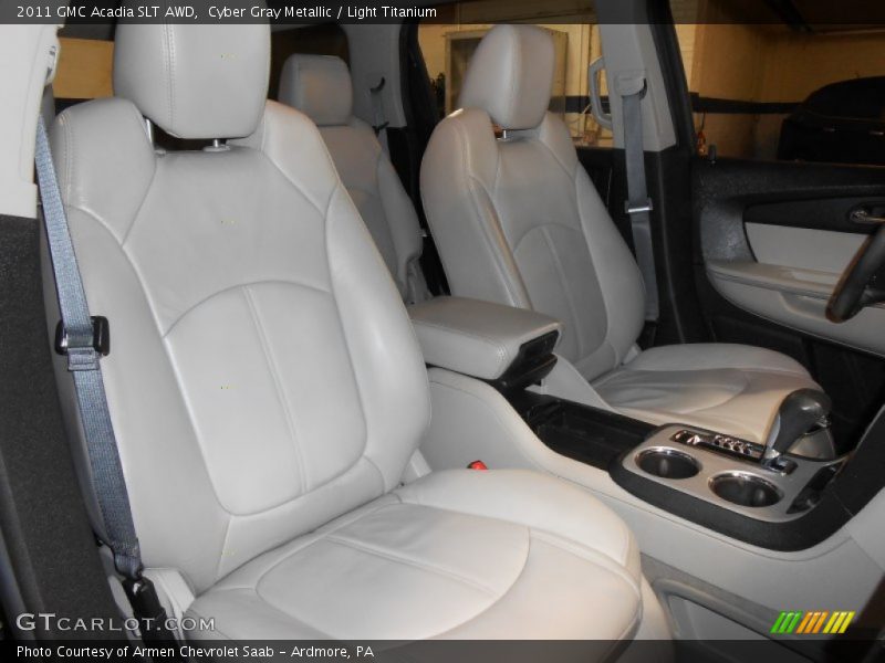 Cyber Gray Metallic / Light Titanium 2011 GMC Acadia SLT AWD