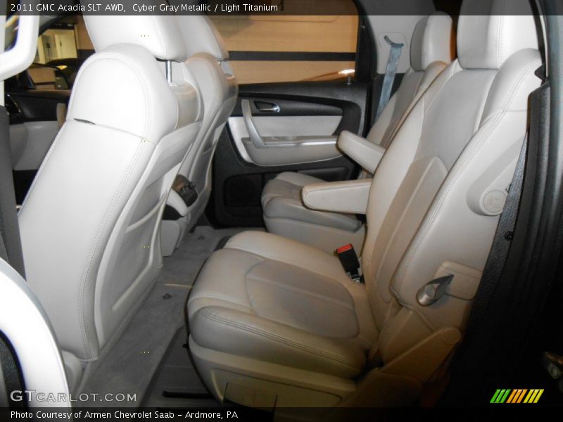 Cyber Gray Metallic / Light Titanium 2011 GMC Acadia SLT AWD