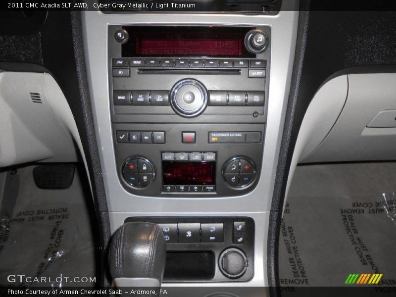 Cyber Gray Metallic / Light Titanium 2011 GMC Acadia SLT AWD