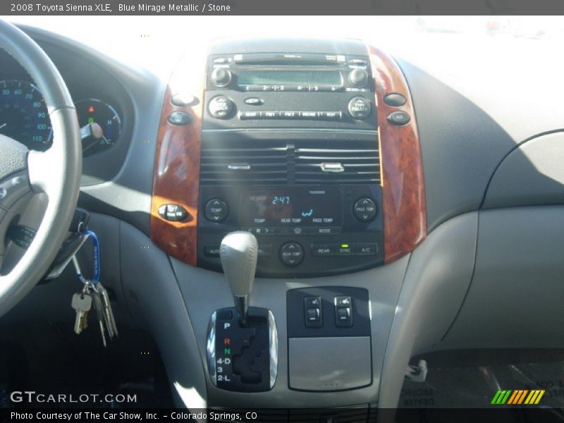 Blue Mirage Metallic / Stone 2008 Toyota Sienna XLE