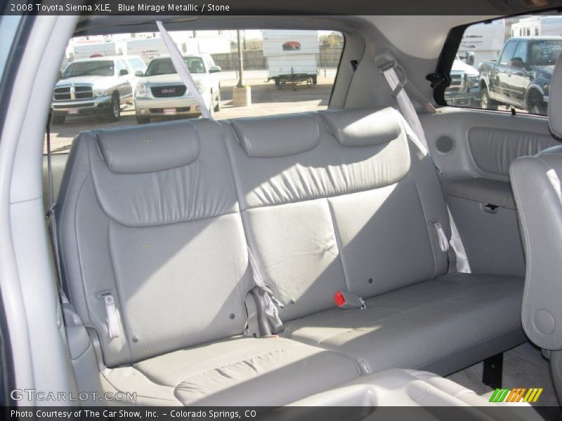 Blue Mirage Metallic / Stone 2008 Toyota Sienna XLE