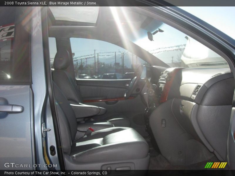 Blue Mirage Metallic / Stone 2008 Toyota Sienna XLE