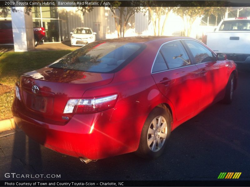 Barcelona Red Metallic / Ash 2009 Toyota Camry Hybrid