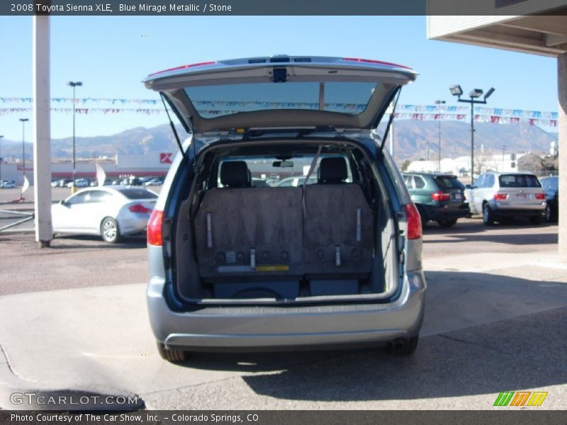 Blue Mirage Metallic / Stone 2008 Toyota Sienna XLE