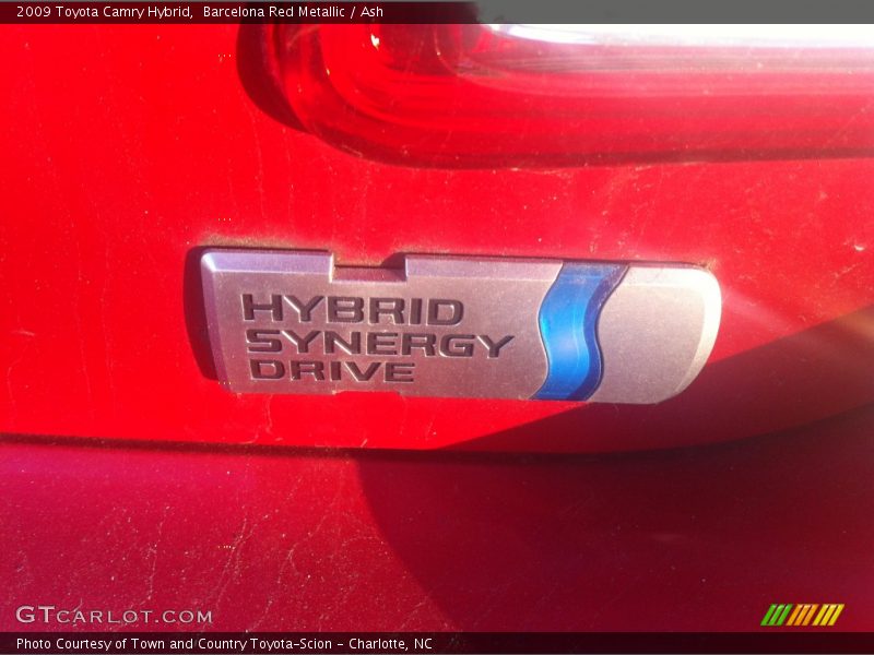 Barcelona Red Metallic / Ash 2009 Toyota Camry Hybrid