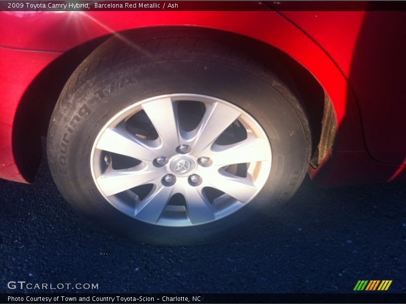 Barcelona Red Metallic / Ash 2009 Toyota Camry Hybrid