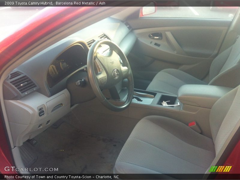 Barcelona Red Metallic / Ash 2009 Toyota Camry Hybrid