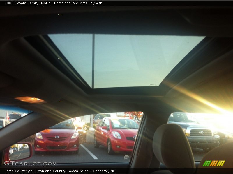 Barcelona Red Metallic / Ash 2009 Toyota Camry Hybrid