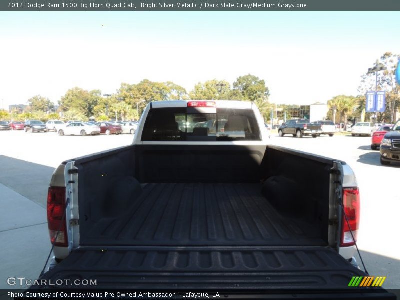 Bright Silver Metallic / Dark Slate Gray/Medium Graystone 2012 Dodge Ram 1500 Big Horn Quad Cab